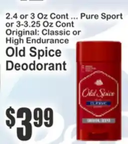 SuperFresh Old Spice Deodorant offer