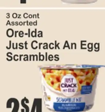 SuperFresh Ore-Ida Just Crack An Egg Scrambles offer