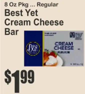 SuperFresh Best Yet Cream Cheese Bar offer