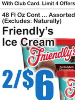SuperFresh Friendly's Ice Cream offer