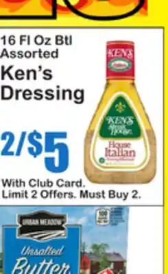 SuperFresh Ken's Dressing offer
