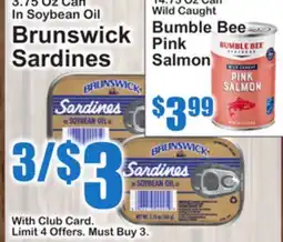 SuperFresh Brunswick Sardines offer