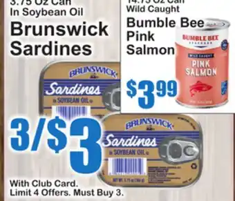 SuperFresh Brunswick Sardines offer