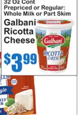SuperFresh Galbani Ricotta Cheese offer