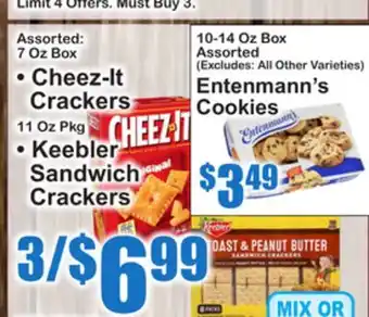 SuperFresh • Cheez-It Crackers • Keebler Sandwich Crackers offer
