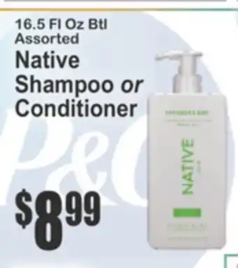SuperFresh Native Shampoo or Conditioner offer
