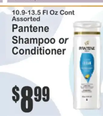 SuperFresh Pantene Shampoo or Conditioner offer