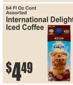 SuperFresh 64 Fl Oz Cont Assorted International Delight Iced Coffee offer