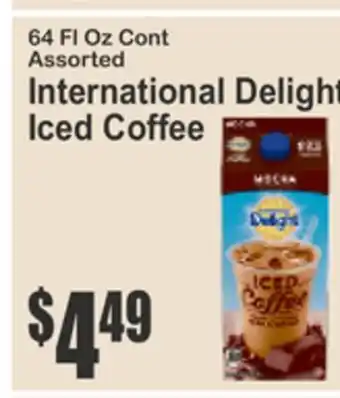SuperFresh 64 Fl Oz Cont Assorted International Delight Iced Coffee offer