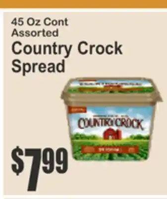 SuperFresh 45 Oz Cont Assorted Country Crock Spread offer