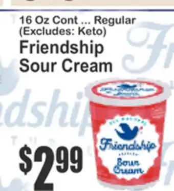 SuperFresh Friendship Sour Cream offer