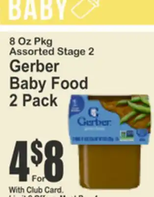 SuperFresh Gerber Baby Food offer
