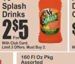 SuperFresh Splash Drinks offer