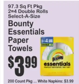 SuperFresh Bounty Essentials Paper Towels offer