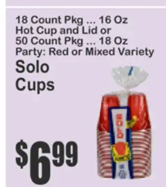 SuperFresh Solo Cups offer