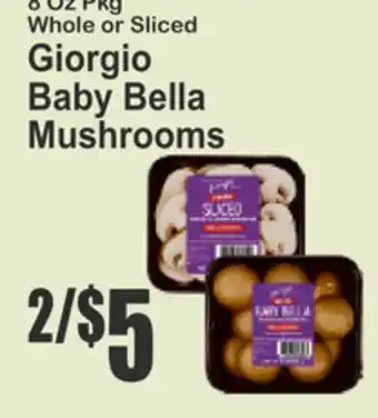 SuperFresh Giorgio Baby Bella Mushrooms offer