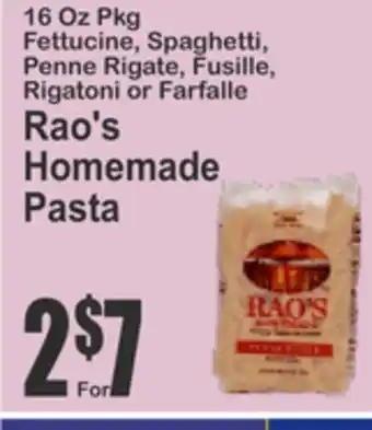 SuperFresh Rao's Homemade Pasta offer
