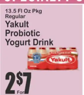 SuperFresh Yakult Probiotic Yogurt Drink offer