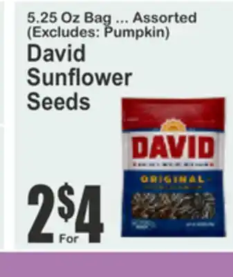 SuperFresh David Sunflower Seeds offer