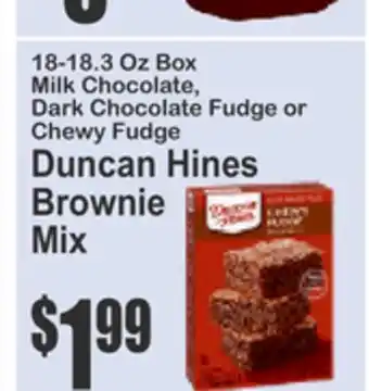 SuperFresh Duncan Hines Brownie Mix offer
