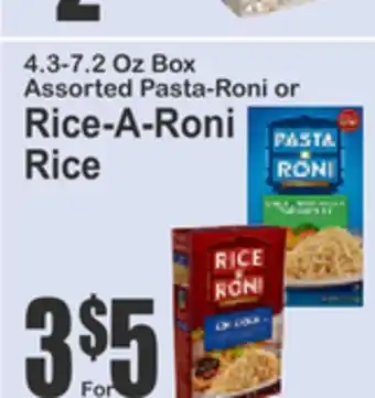 SuperFresh 4.3-7.2 Oz Box Assorted Pasta-Roni or Rice-A-Roni Rice offer