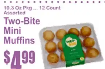 SuperFresh Two-Bite Mini Muffins offer