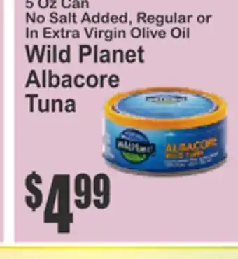 SuperFresh Wild Planet Albacore Tuna offer