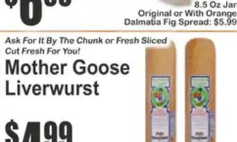 SuperFresh Mother Goose Liverwurst offer