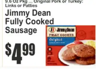 SuperFresh Jimmy Dean Fully Cooked Sausage offer