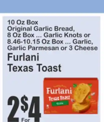 SuperFresh Furlani Texas Toast offer