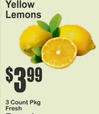 SuperFresh Yellow Lemons offer