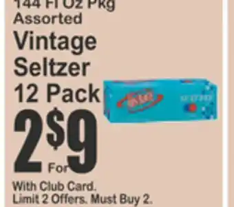 SuperFresh Vintage Seltzer offer