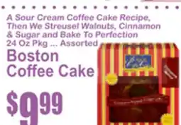 SuperFresh Boston Coffee Cake offer