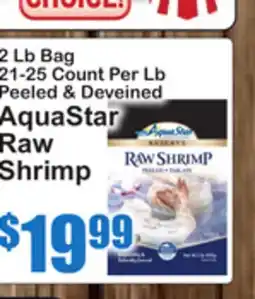 SuperFresh AquaStar RESERVE Raw Shrimp offer