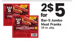 ACME Bar-S Jumbo Meat Franks offer