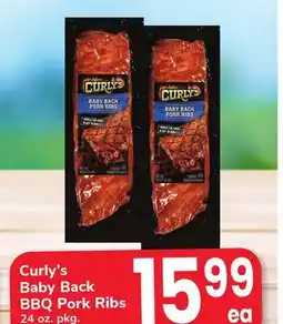 ACME Curly's Baby Back BBQ Pork Ribs offer