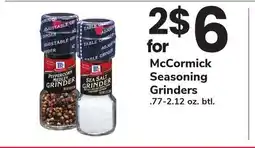 ACME McCormick Seasoning Grinders offer