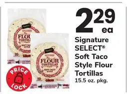 ACME Signature SELECT Soft Taco Style Flour Tortillas offer