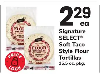 ACME Signature SELECT Soft Taco Style Flour Tortillas offer
