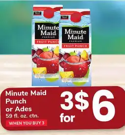 ACME Minute Maid Punch or Ades offer