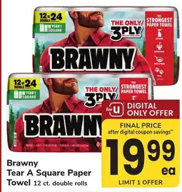 ACME Brawny Tear A Square Paper Towel offer