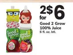 ACME Good 2 Grow 100% Juice offer