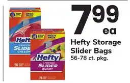 ACME Hefty Storage Slider Bags offer