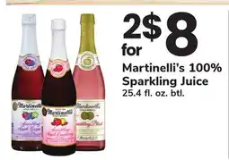ACME Martinelli's 100% Sparkling Juice offer