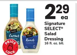 ACME Signature SELECT Salad Dressing offer