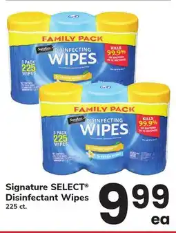 ACME Signature SELECT Disinfectant Wipes offer