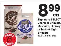 ACME Signature SELECT Charcoal Briquets, Mesquite, Hickory or Instant Light Briquets offer