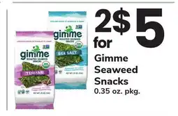 ACME Gimme Seaweed Snacks offer