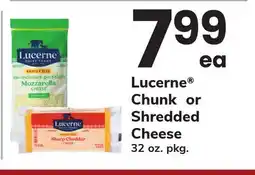ACME Lucerne Chunk or Shredded Cheese offer
