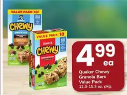 ACME Quaker Chewy Granola Bars Value Pack offer